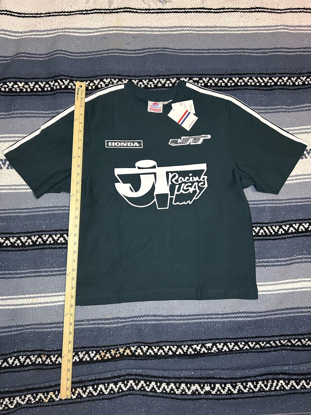 Honda JI Racing USA Short Sleeve Tee - Dark Green